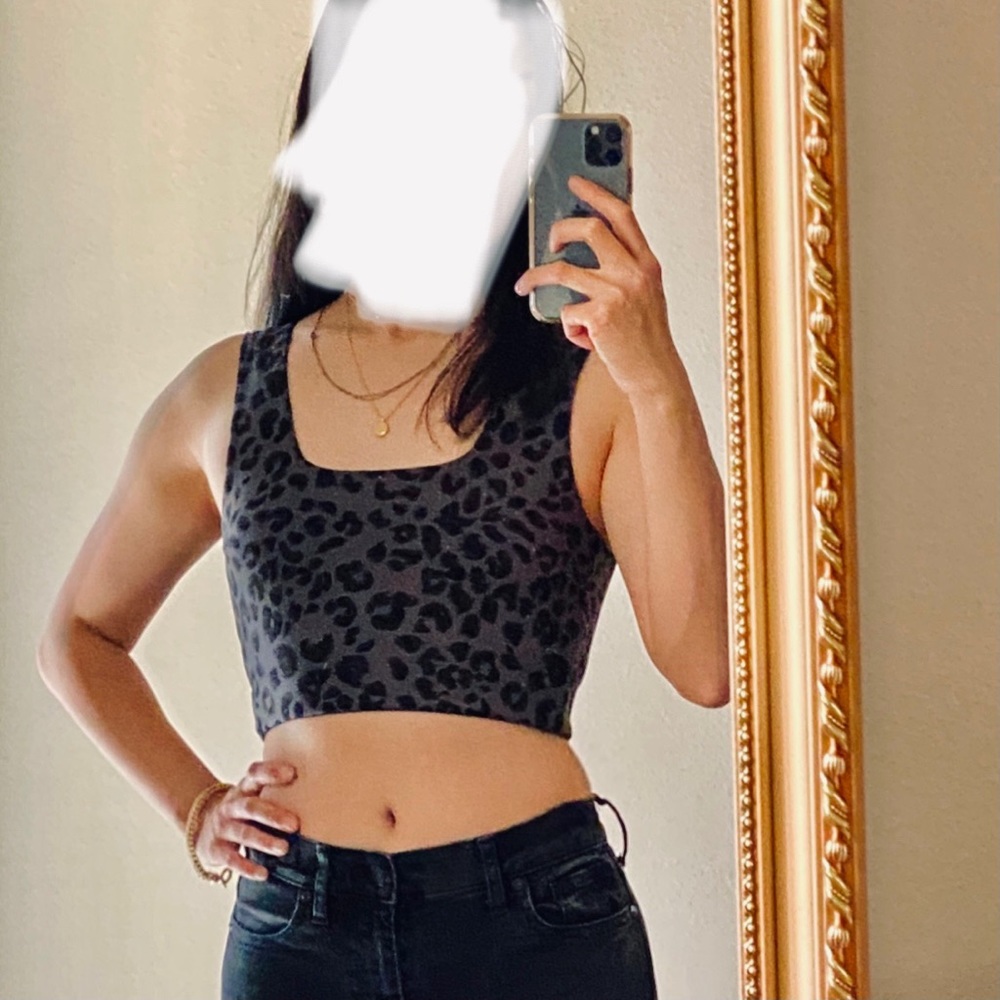 Varley Cheetah Print Sports Bra